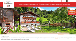 Desktop Screenshot of gschlunerhof.com